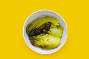 Pickled mustard greens, salted fermented vegetable
