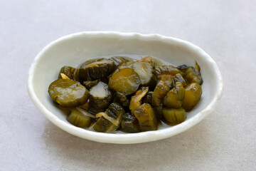 Japanese pickled cucumber,  Japanese food