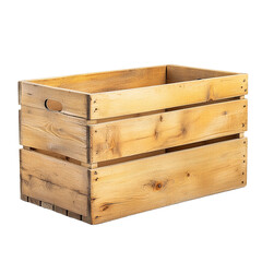 Rustic Wooden Storage Crate for Home and Garden Organization