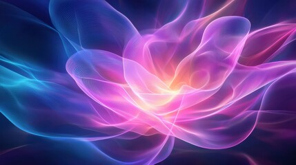 Obraz premium Abstract Digital Flower Design