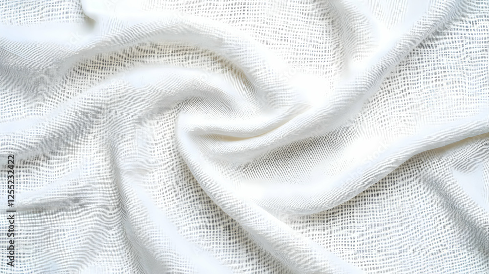 Poster white fabric texture with subtle pattern