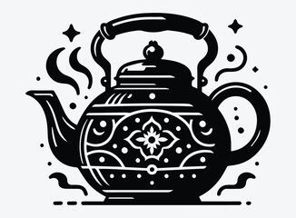 Kettle Silhouette Vector Unique Designs