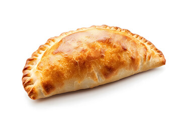Calzone, isolated on white background