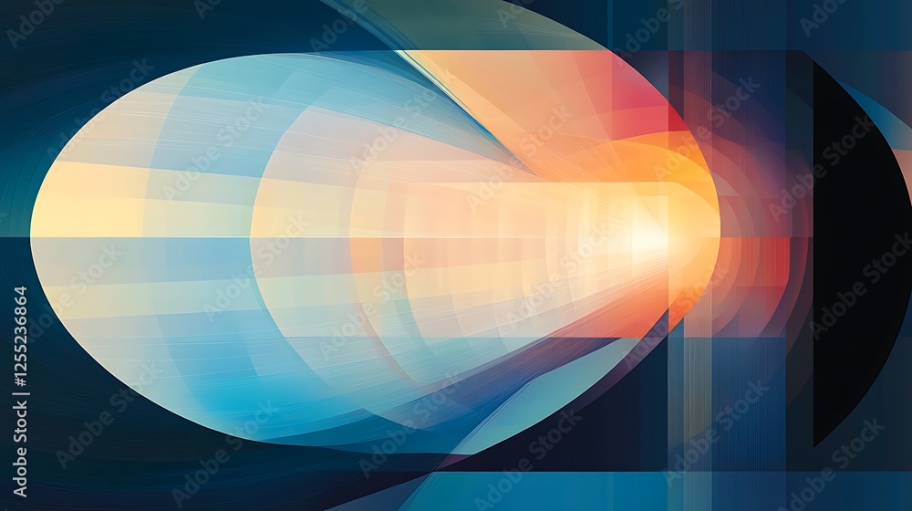 Aufkleber abstract vibrant colors, dynamic shapes, digital art, design background, possible use in website des