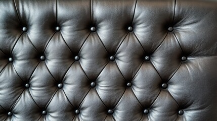 Fototapeta premium A high-resolution black leather texture with fine grain details and rich shading
