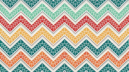 Zigzag Texture Portrait Photography: Advertising Campaign Image