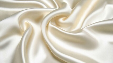 Fototapeta premium A luxurious gold silk fabric with smooth folds and soft luminous sheen