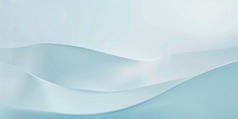 Fototapeta premium A minimalist design with a pastel blue background, Soft curves and gentle gradients, Contemporary minimalist style