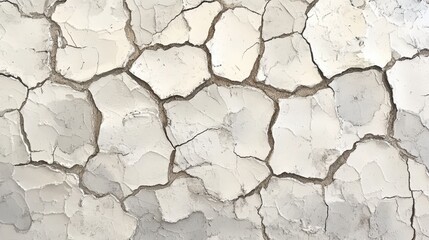 Fototapeta premium A textured silver leaf surface with organic cracks and natural metallic variations