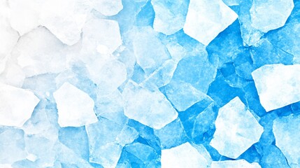 Obraz premium Abstract Blue Ice Texture Background Cool Winter Frozen Crystal Fragments