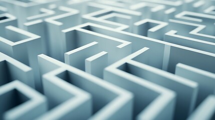 Abstract maze pattern, complex design, intricate pathways.  Possible use stock photo for presentations or design inspiration
