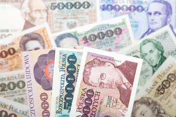 Old Polish money a business background