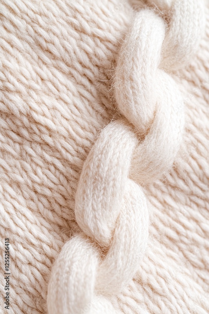 Poster this delightful textile features a warm woven wool texture that combines white and beige fibers, cre