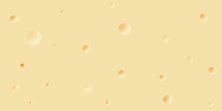 Swiss cheese cross section texture background graphic illustration.
