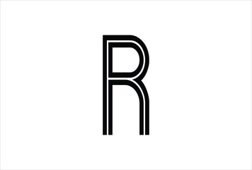 Elegant Letter R logo Vector Template Initial Letter R Logo Design. Creative And Modern R logo