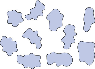 Abstract shape bubble-eps