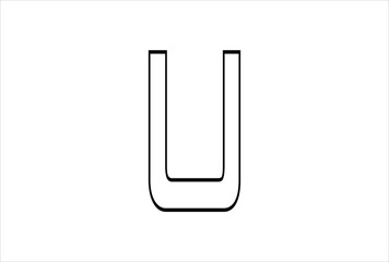 Elegant Letter U logo Vector Template Initial Letter U Logo Design. Creative And Modern U logo