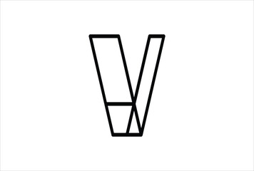 Elegant Letter V logo Vector Template Initial Letter V Logo Design. Creative And Modern V logo