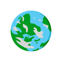 Exo Planet, Space Vector Illustration, Isolated