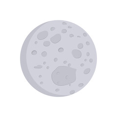 Ceres, Space Vector Illustration, Isolated