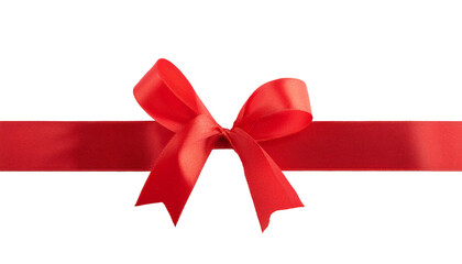 赤いリボンのグラフィック素材