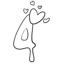 Creative Numbers, Handwritten Digits, Playful Numerals, Grid of Numbers, Artful Count, Sketchy Digits, Number Box, Brushstroke Numbers