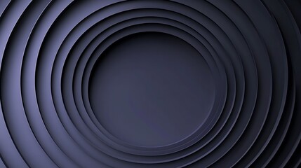 Dark purple concentric circles abstract background
