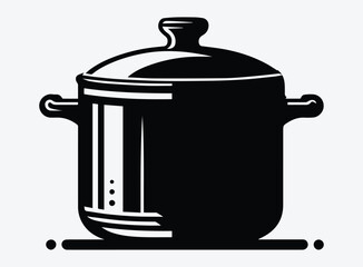 Saucepan Silhouette Vector Unique Designs