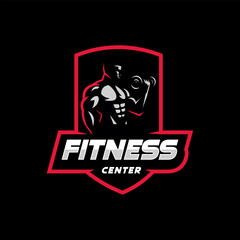 Fitness Centre Sports Logo