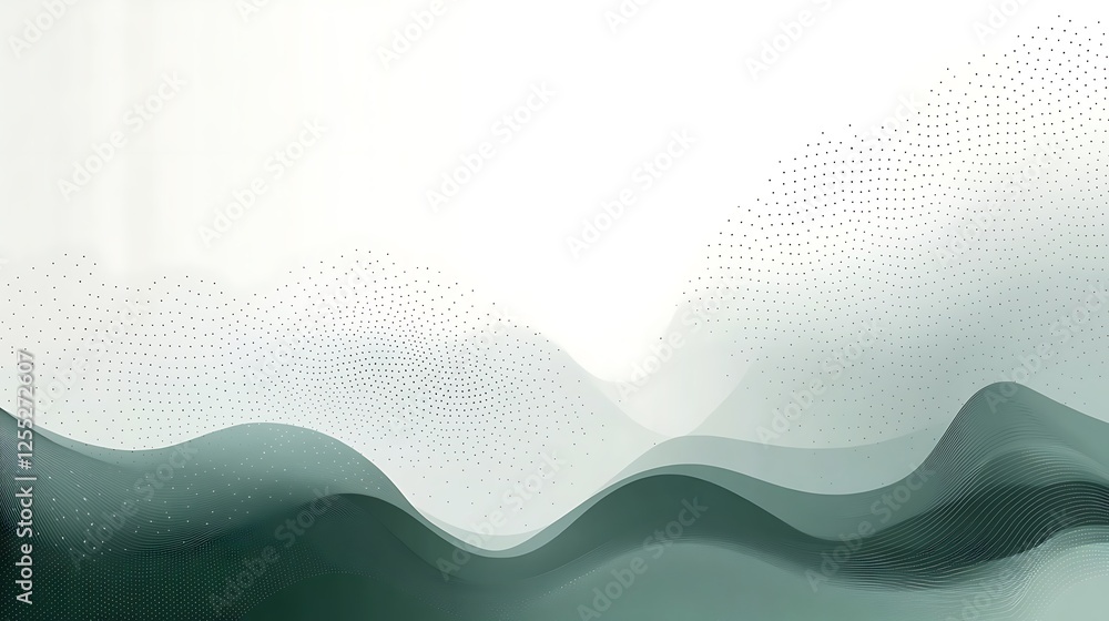 Leinwandbilder abstract wavy background design, modern graphic element, possible use in presentation slides