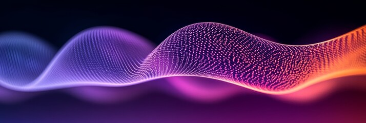 Vibrant Glowing Energy Field Abstract Background with Flowing Curves and Dynamic Color Transitions.