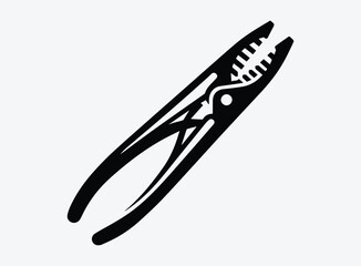 Tongs Silhouette Vector Unique Designs