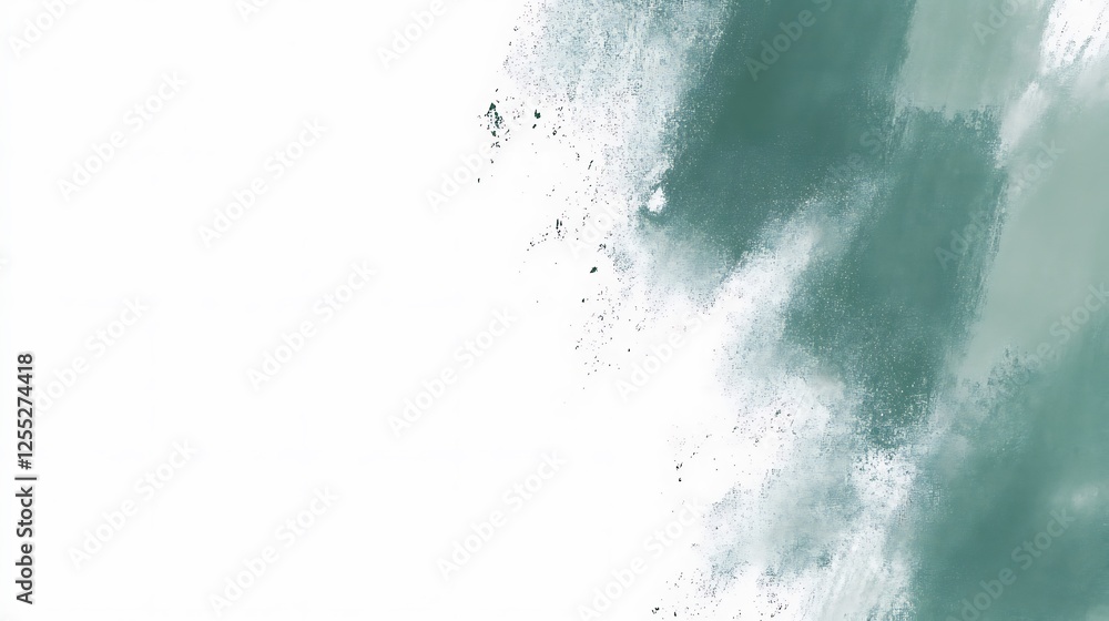 Poster abstract paint splatter on white background for graphic design