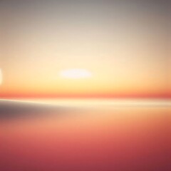 Fototapeta premium Minimalist Sunset Gradient in Orange and Pink