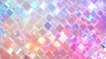 Colorful digital background with pixelated squares in vibrant rainbow colors, perfect for graphic design and web development projects