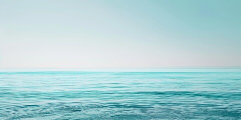Fototapeta premium A minimalistic aesthetic featuring a soft aqua backdrop, Subtle textures and pastel hues, Contemporary minimalist style