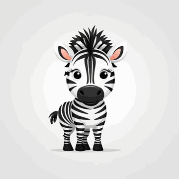 recommend clip art: zebra, Cute zebra character.cartoon, sticker, vector illustration.	
                    