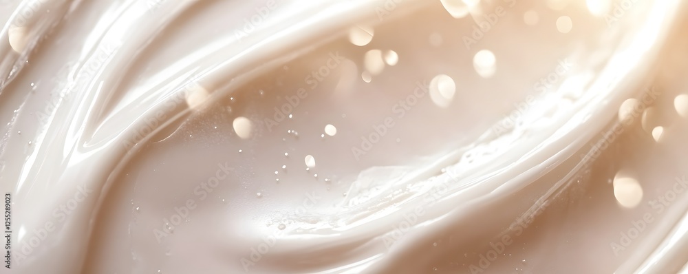 Fototapete captivating abstract background with a smooth creamy texture and a swirling shimmering motion the de