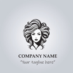 Hair logo company vector illustration