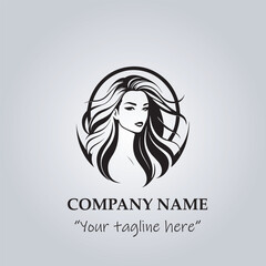 Hair logo company vector illustration