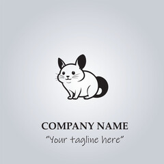 mouse logo company vector illustration