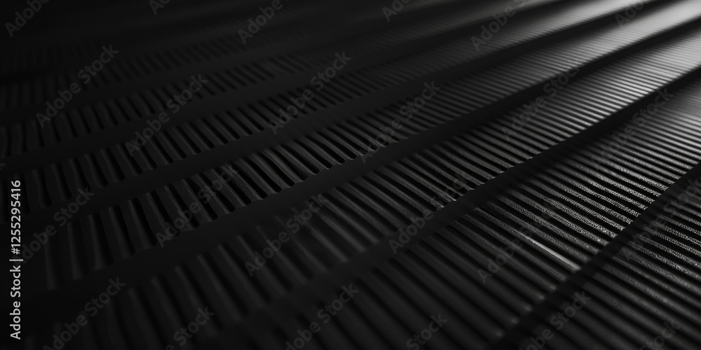 Poster a minimalistic aesthetic with a pure black background, minimalist patterns and shapes arranged in a 