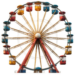 Ferris Wheel Cutout Isolated on Transparent Background