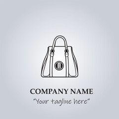 Bag logo company vector illustration
