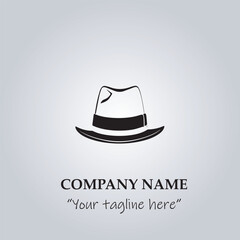 hat logo company vector illustration
