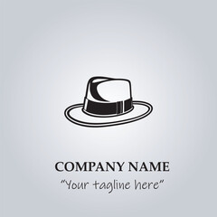 hat logo company vector illustration
