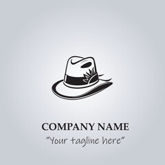 hat logo company vector illustration
