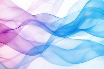 Fototapeta premium Colorful Abstract Background with Soft Flowing Waves in Pink and Blue