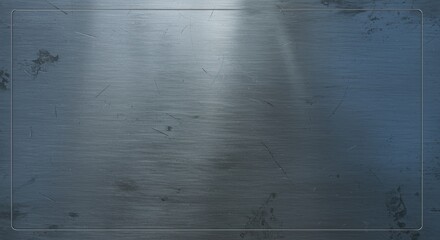 Smooth metallic surface with subtle scratches and reflections