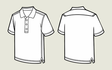 Polo shirt fashion design for decoration